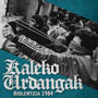 Diseño de la portada del disco KALEKO URDANGAK Biolentzia 1984 EP 1