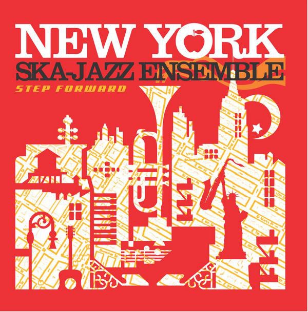 portada del LP NEW YORK SKA JAZZ ENSEMBLE Step Forward