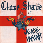 Diseño de la edición oro del disco CLOSE SHAVE We are Pariah LP