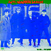 Portada del disco ANTI NOWHERE LEAGUE We are the league LP