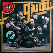 Artwork for GIUDA Let's do it again LP reissue from 2017 by Burning Heart Records