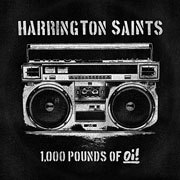 Diseño portada de HARRINGTON SAINTS 1000 Pounds of Oi! LP