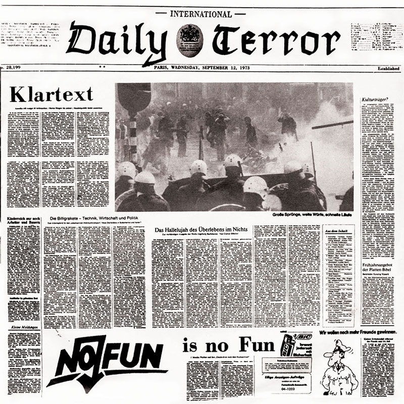 portada del EP DAILY TERROR Klartext 1