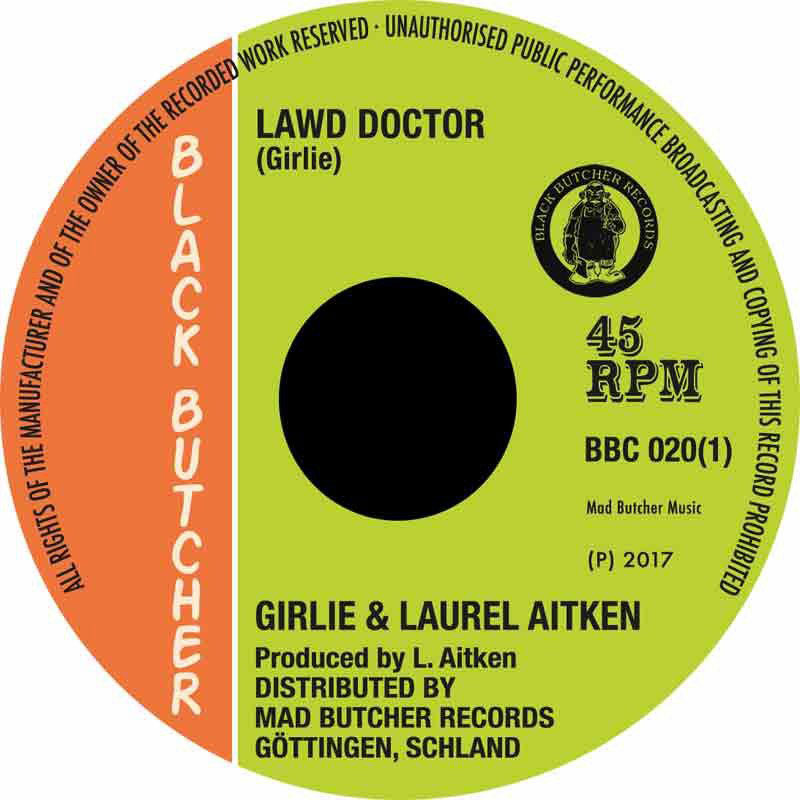 portada del EP LAUREL AITKEN & GIRLIE Lawd doctor 1