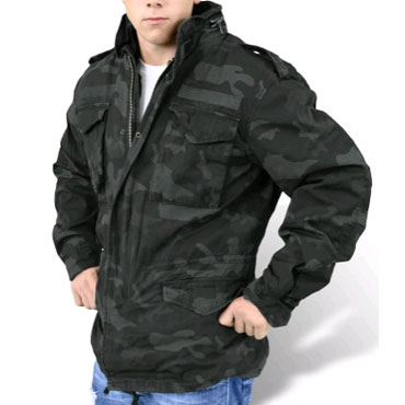 SURPLUS M65 JACKET REGIMENT Blackcamo / Chaqueta Camuflaje Oscuro 2