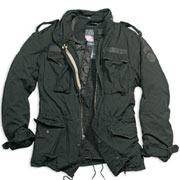 SURPLUS M65 JACKET REGIMENT Black Washed / Chaqueta Negra