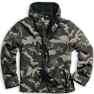 WINDBREAKER Zipper Blackcamo 