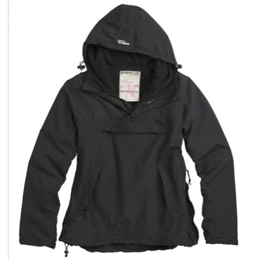 LADIES WINDBREAKER Black Washed / Negro