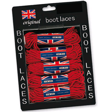 SURPLUS BOOT LACES 60 CM RED / Cordones rojos de 60 cm para botas