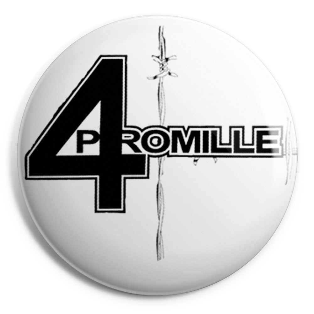 4 PROMILLE Chapa/ Button Badge
