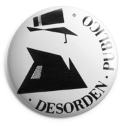 DESORDEN PUBLICO Chapa/ Button Badge