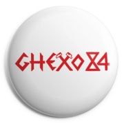 GHETTO 84 Chapa/ Button Badge