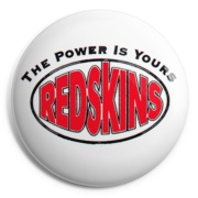 RED SKINS Chapa/ Button Badge