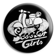 SCOOTER GIRL Chapa/ Button Badge