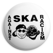 SKA AGAINTS RACISM Chapa/ Button Badge
