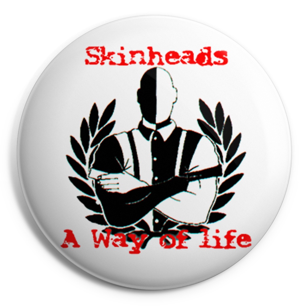 SKINHEADA WAY OF LIFE Chapa/ Button Badg
