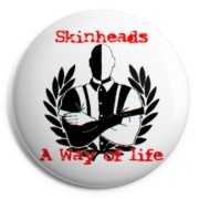 SKINHEADA WAY OF LIFE Chapa/ Button Badg