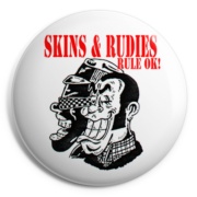 SKINS & RUDIES Chapa/ Button Badge