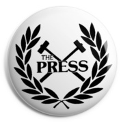 PRESS BLANCA Chapa/ Button Badge