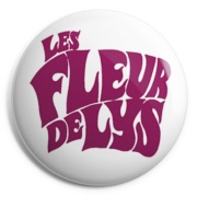 LES FLEUR DE LYS Chapa/ Button Badge