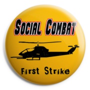 SOCIAL COMBAT FIRST STRIKE Chapa/ Button