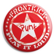 FRONTKICK: Punk rosa Chapa/Badge