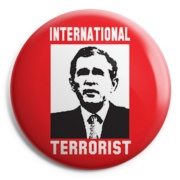 INTERNATIONAL TERRORIST Chapa / Badge