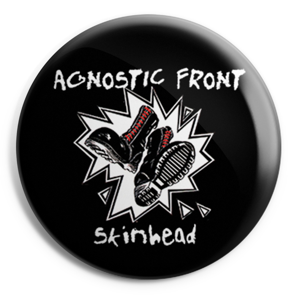 AGNOSTIC FRONT Skinhead Chapa / Badge
