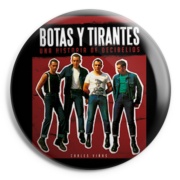 image of the button badge DECIBELIOS book Botas y Tirantes 