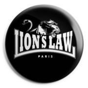 imagen chapa Lions Law Logo Negro