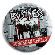 picture of THE BUSINESS Suburban Rebels button badge