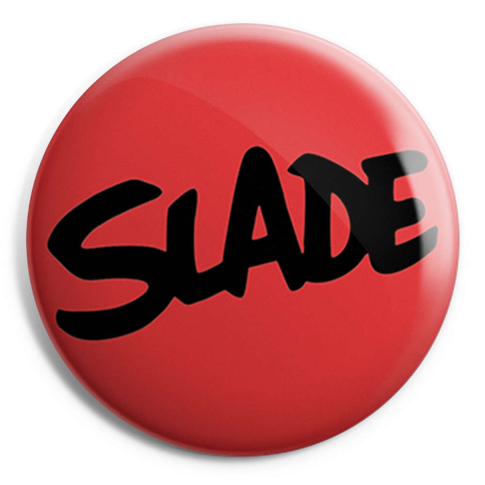 picture of TSLADE Logo Red button badge
