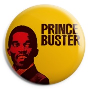 picture of PRINCE BUSTER Orange Button Badge 