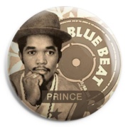 picture of PRINCE BUSTER Blue Beat Button Badge 