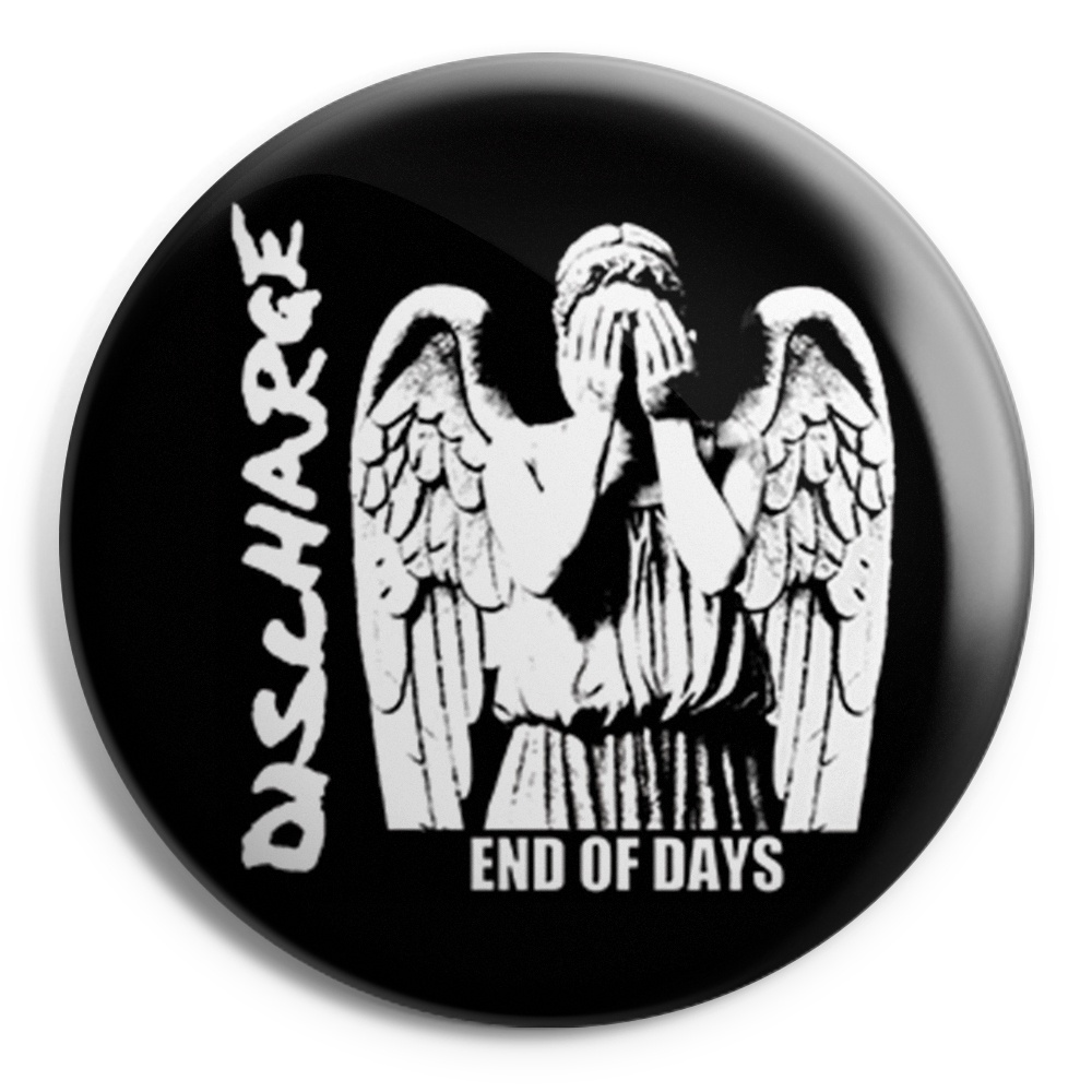 imagen chapa DISCHARGE End of Days 