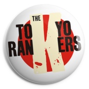 picture of TOKYO RANKERS Logo white Button Badge 