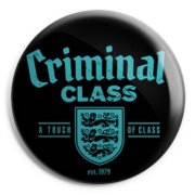 picture of CRIMINAL CLASS England Button Badge 