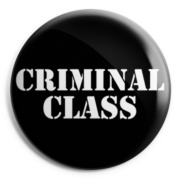 picture of CRIMINAL CLASS Logo Button Badge 