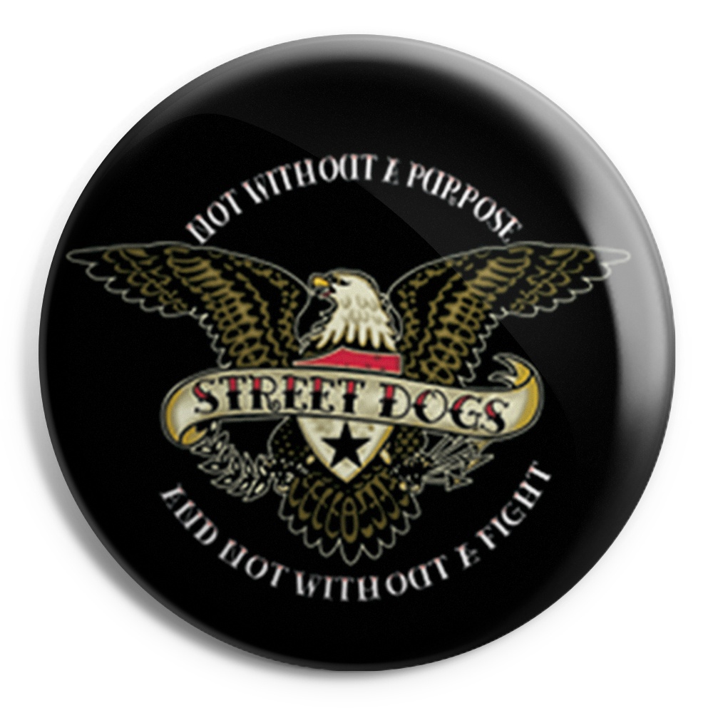 STREET DOGS Eagle Chapa / Button Badge