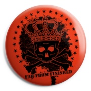 FAR EROM FINISHED Crown skull Chapa/Button badge
