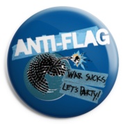 ANTI FLAG War sucks Chapa/Button badge