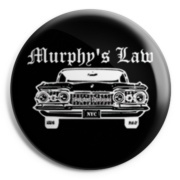 MURPHYS LAW Car Chapa/Button badge