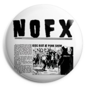 NO FX Punk Press Chapa / Button Badge