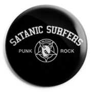 SATANIC SURFERS Punk ROck Chapa/Button badge