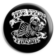 picture of FAR FROM FINISHED Skeleton Button Badge 