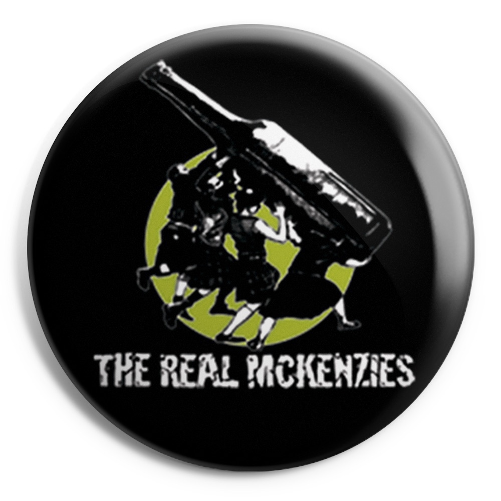REAL McKENZIES Bottle Chapa/Button badge
