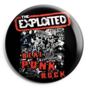 EXPLOITED Real Punk Rock Chapa/Button badge