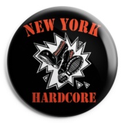 NEW YORK HARDCORE Chapa/Button badge