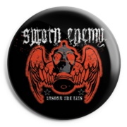 SWORN ENEMY Eagle Mask Chapa/Button badge