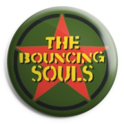 Image for BOUNCING SOLES Red Star Button badge